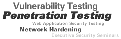 Securanix offers Vulnerability Testing, Penetration Testing, Web Application Security Testing, Network Hardening and Executive Security Seminars